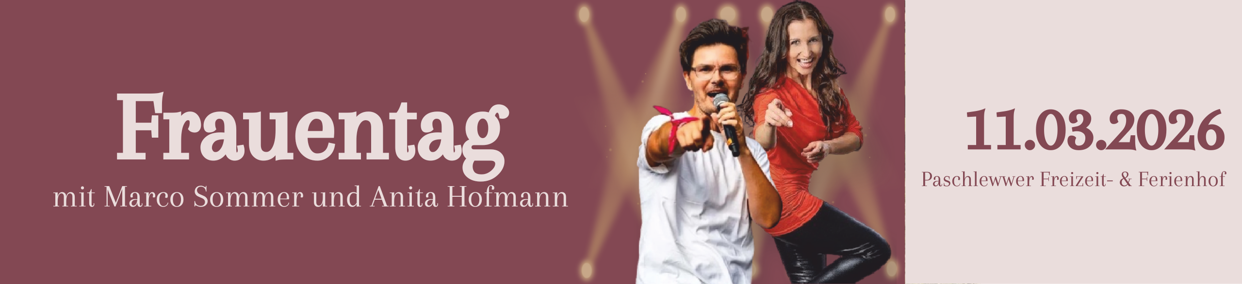 Frauentag mit Marco Sommer und Anita Hofmann 11.03.2026