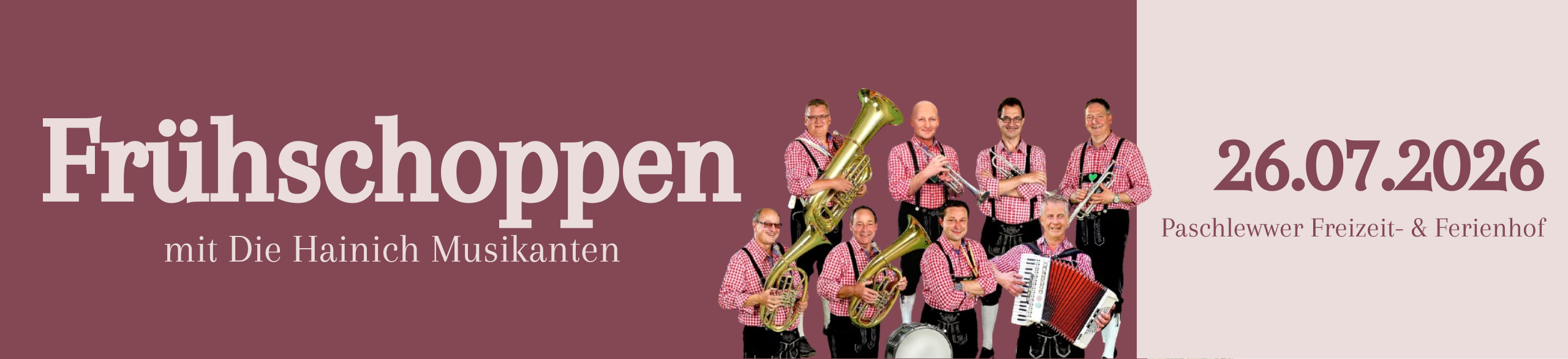 Frühschoppen mit Die Hainich Musikanten 26.07.2026