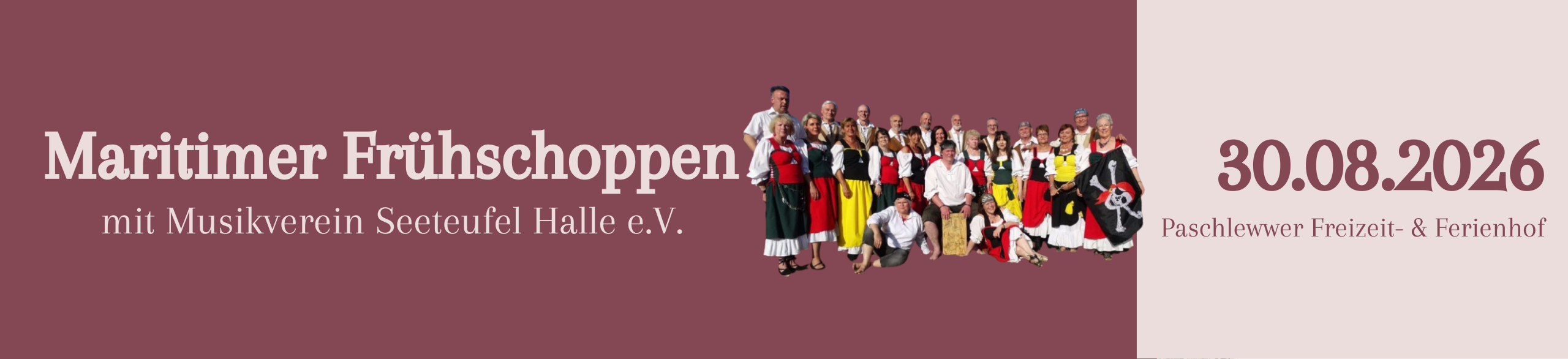 Maritimer Frühschoppen mit Seeteufel Halle 30.08.2026